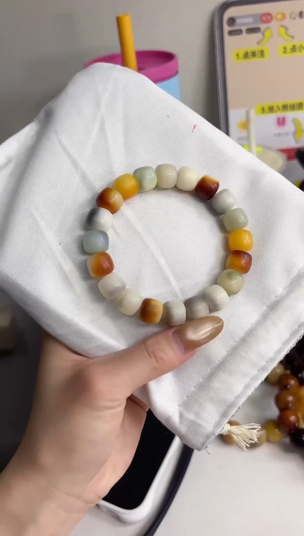 手串菩提根/象牙果沐L44圣诞节干磨桶珠10*12mm手串