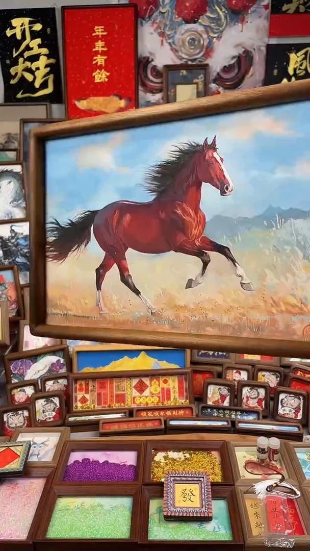 国画纯手绘书法绘画作品