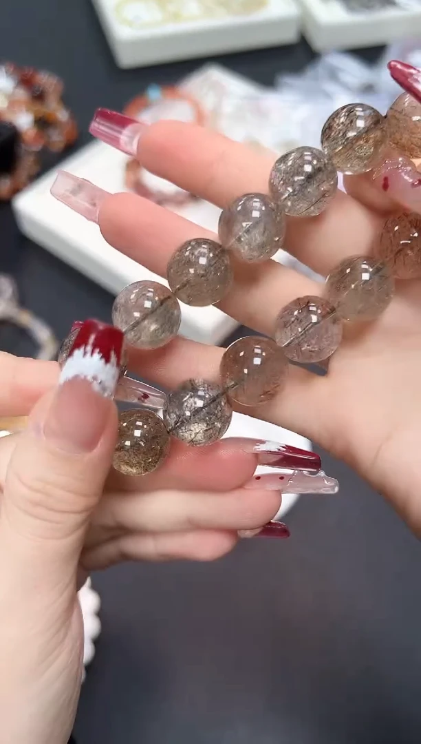 【闪购商品】水晶手串未镶嵌30a多样性发一/1条默认微瑕