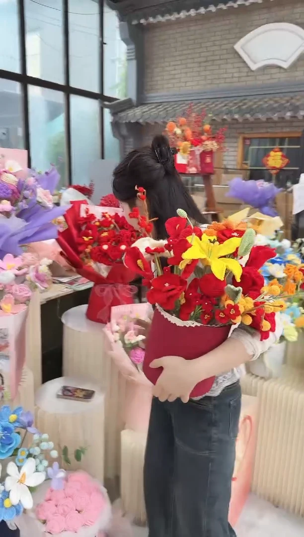 非遗手工定制花束，孤品清仓！！