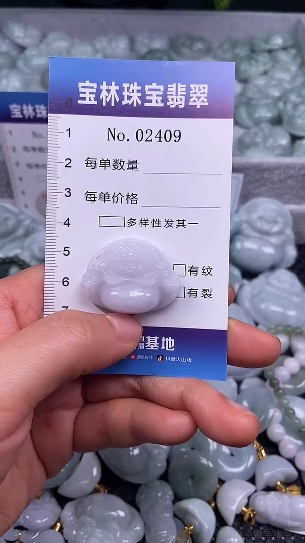 颈饰未镶嵌翡翠天然缅甸翡翠2409