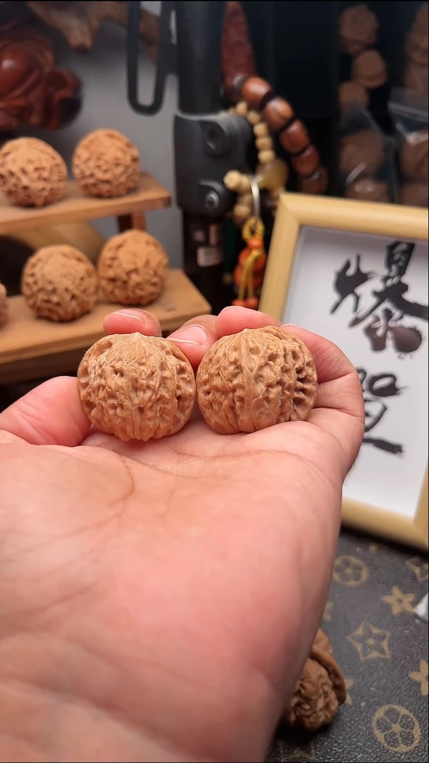 吊坠文玩核桃磨盘38