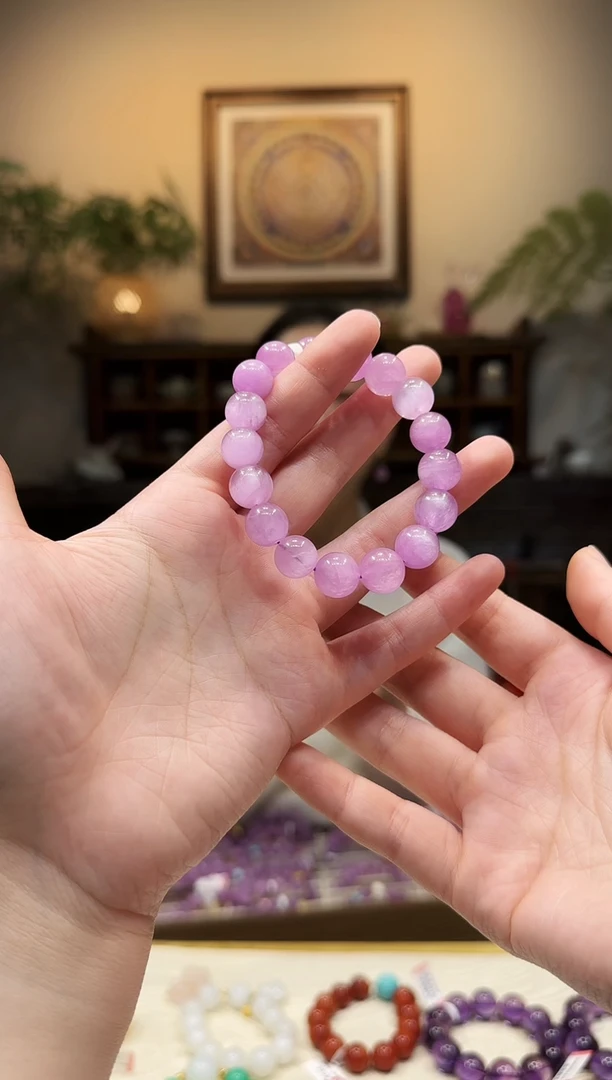 未镶嵌锂辉石手链12m手链