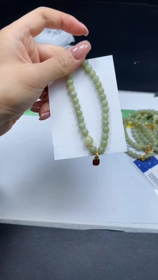 未镶嵌手镯和田玉和田手链【颜色随机-多样性发货】