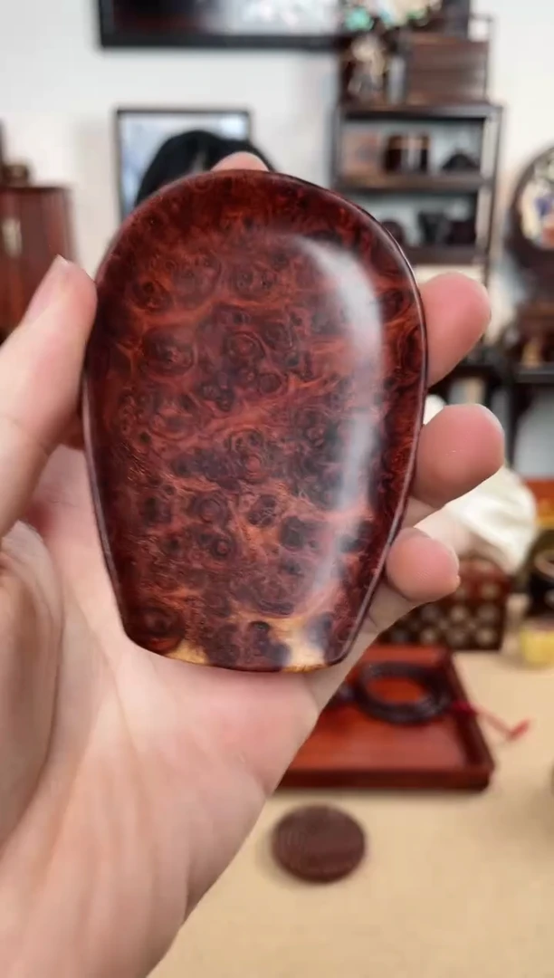 紫檀木类成套家具瘤疤茶则