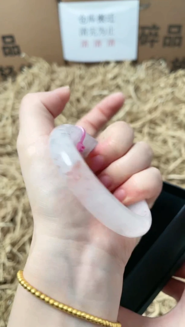 未镶嵌手镯石英质玉30-Q128-56