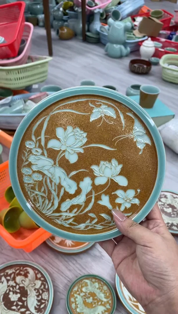 纯手工 大号  慧仙青瓷 龙泉青瓷大促