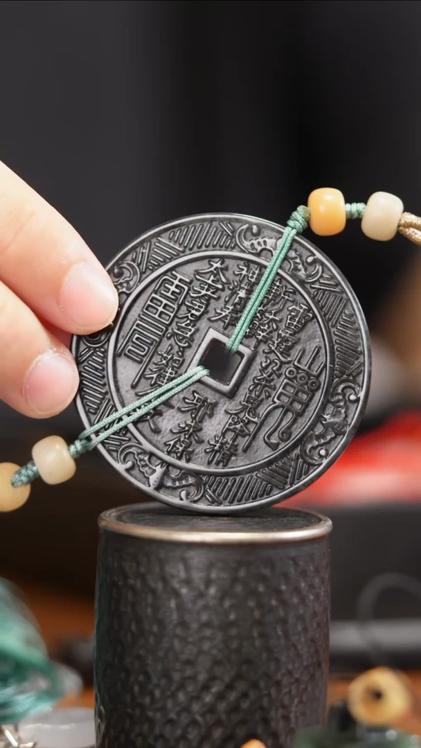 翡翠未镶嵌吊坠(不含链)翡翠车挂-山鬼