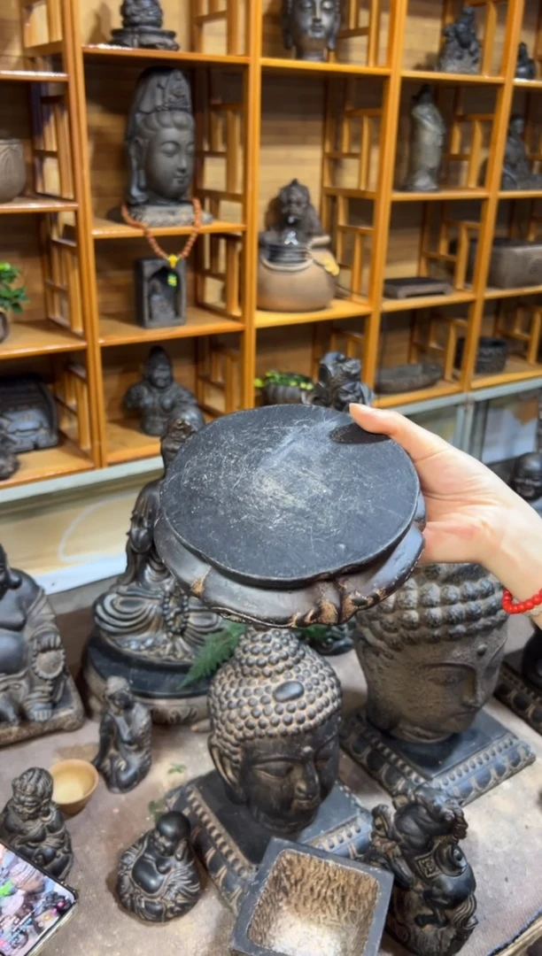 陶土【火山泥】金箍坛底座