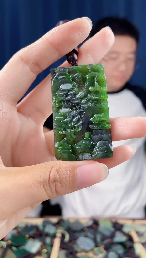 未镶嵌和田玉挂件拍一发一，多样性发货