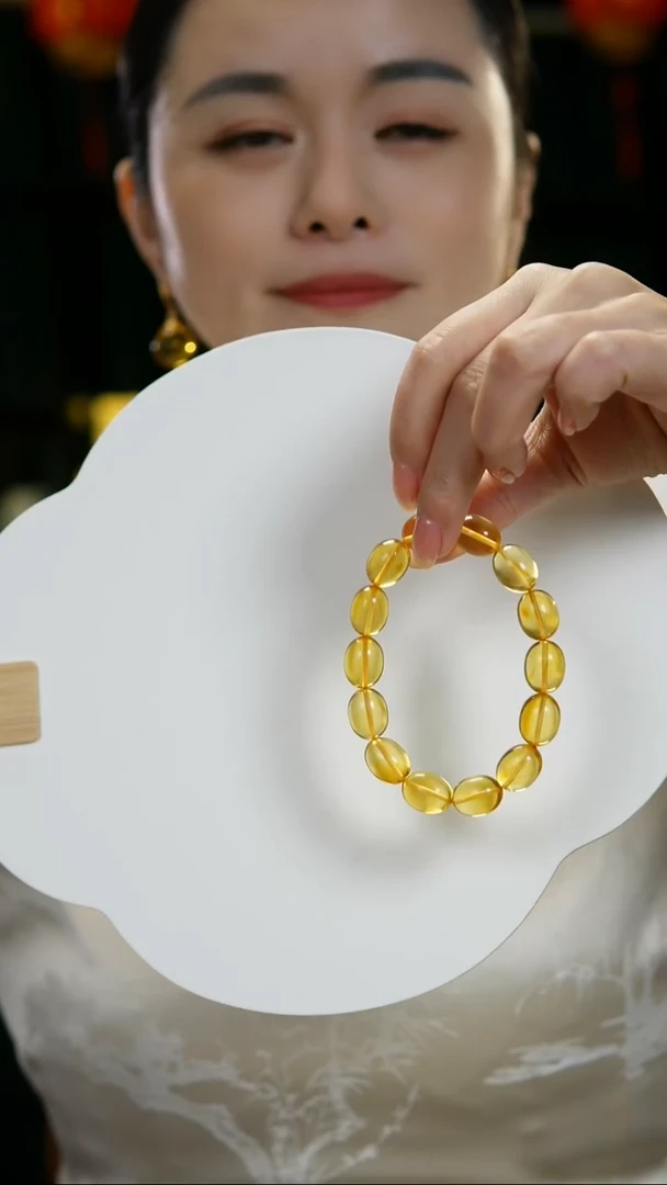 手链金珀未镶嵌金珀枣珠手串