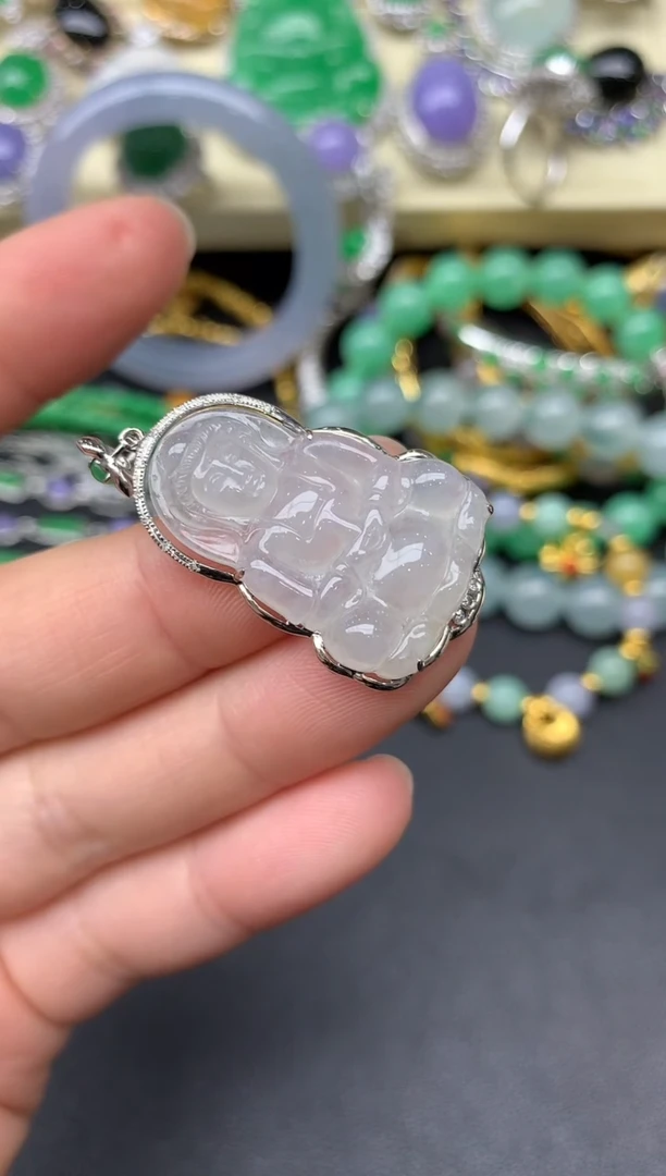 未镶嵌手串翡翠88-雪姐翡翠天天见