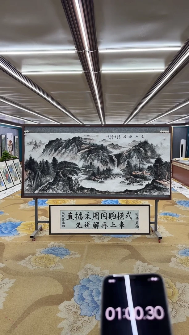 【闪购商品】绘画DC邵明义-小八尺-山水国画