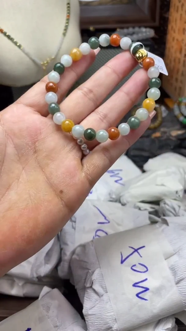 未镶嵌手链翡翠手串