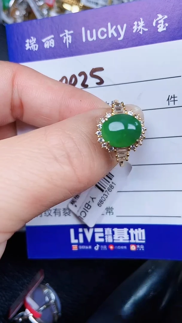 颈饰银S925镶嵌翡翠0025
