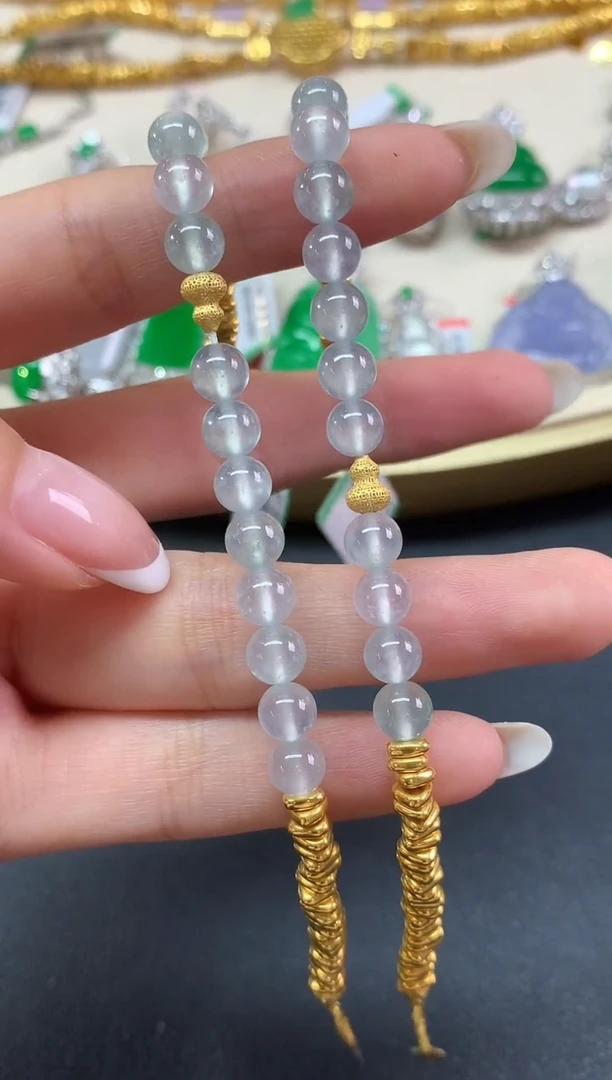 未镶嵌手链翡翠手链|9800多样性发其一