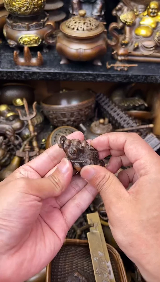 鹏哥铜器摆件  铜器摆件