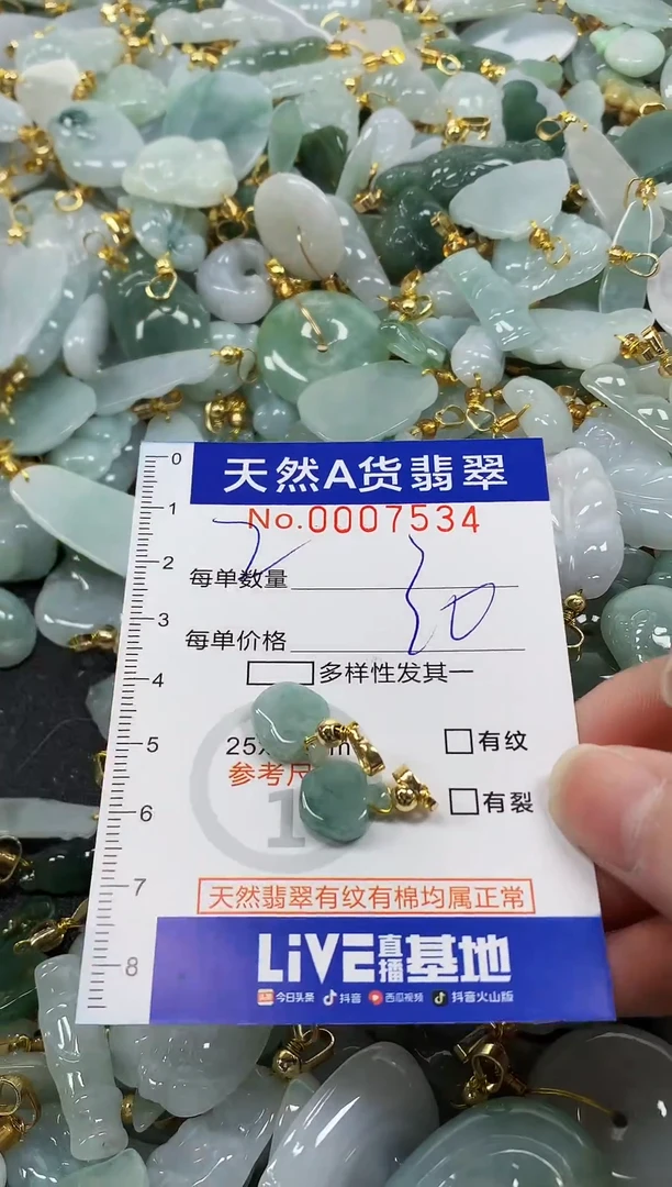 颈饰未镶嵌翡翠纯天然a货翡翠
