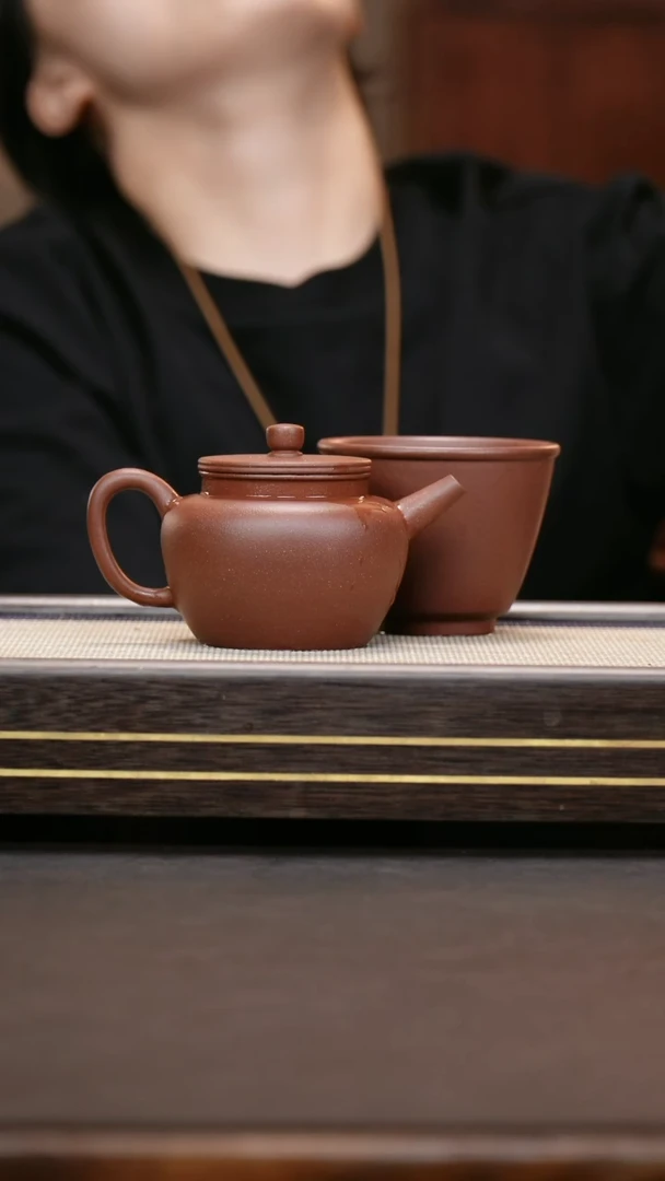 茶壶紫砂紫泥  双线水平+权力杯