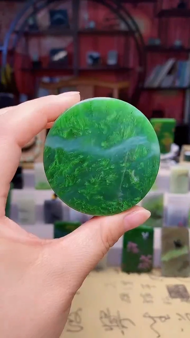 和田玉未镶嵌挂件163