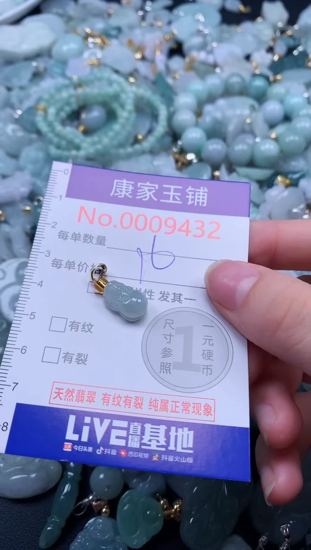 颈饰未镶嵌翡翠9432