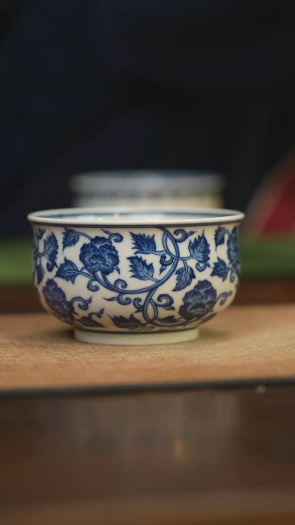 【闪购商品】杯柴窑青花破价福利