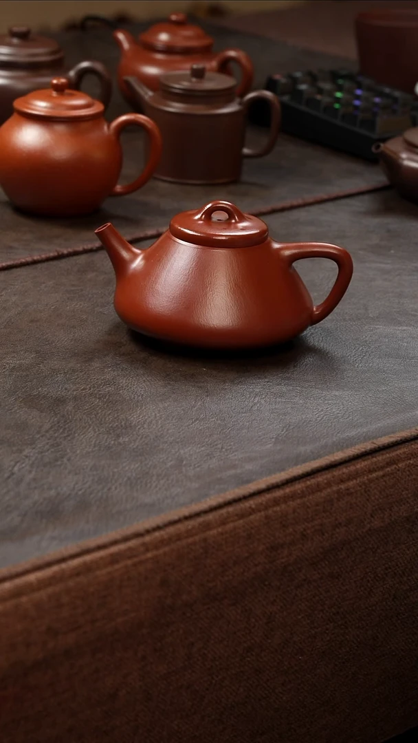 茶壶紫砂壶·17朱泥子冶245cc