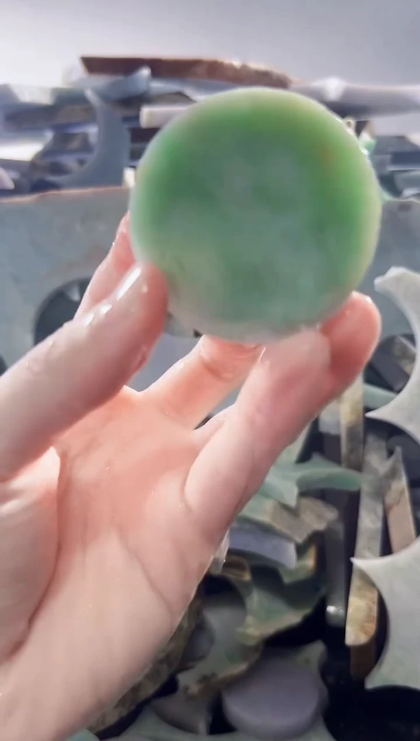 裸石翡翠缅甸翡翠A货文3027