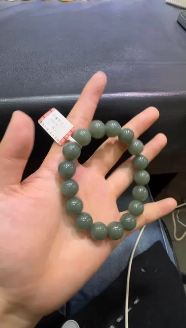 未镶嵌手串和田玉且末蓝手串（产地直发）