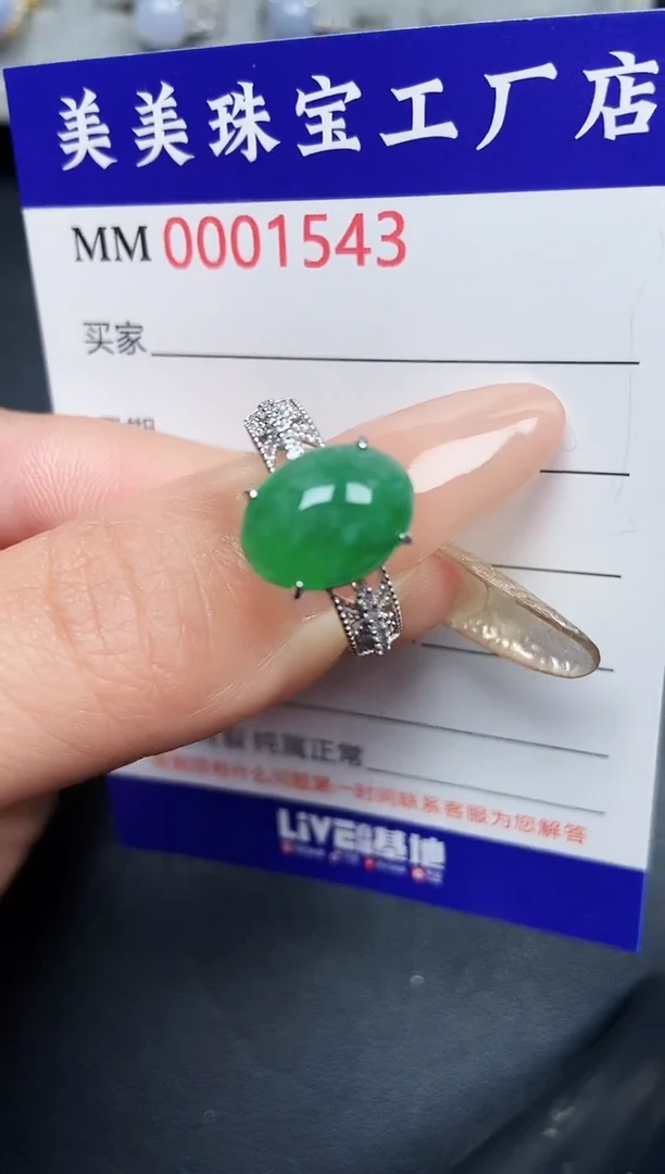 【闪购商品】翡翠颈饰银S925镶嵌1543