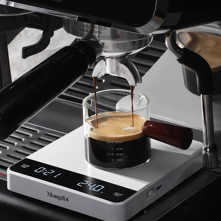 Mongdio咖啡电子秤咖啡称手冲咖啡电子秤咖啡豆称意式专用计时称