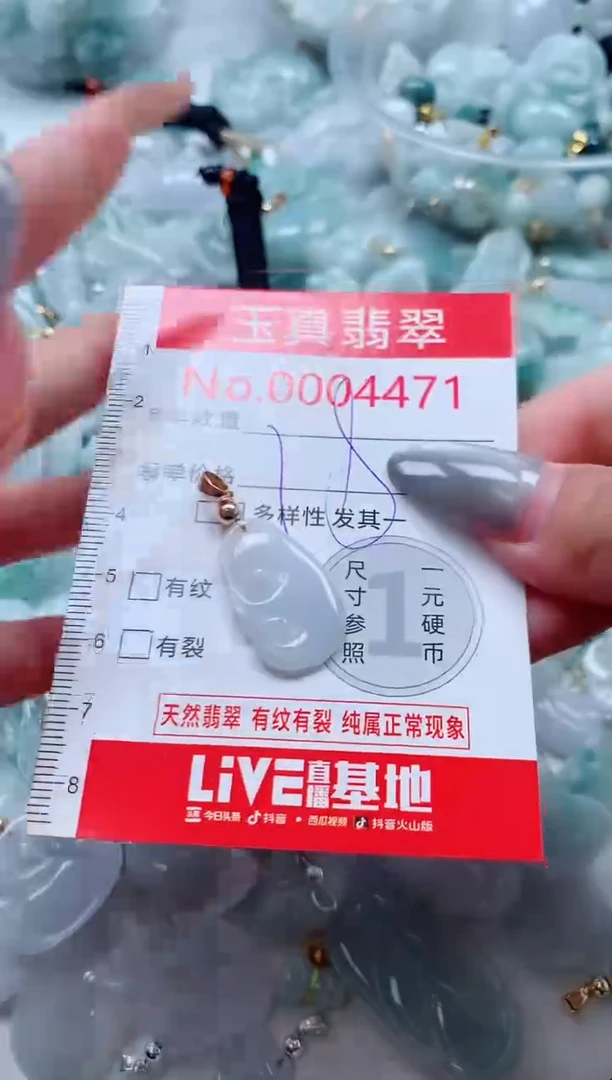吊坠(不含链)未镶嵌翡翠4471