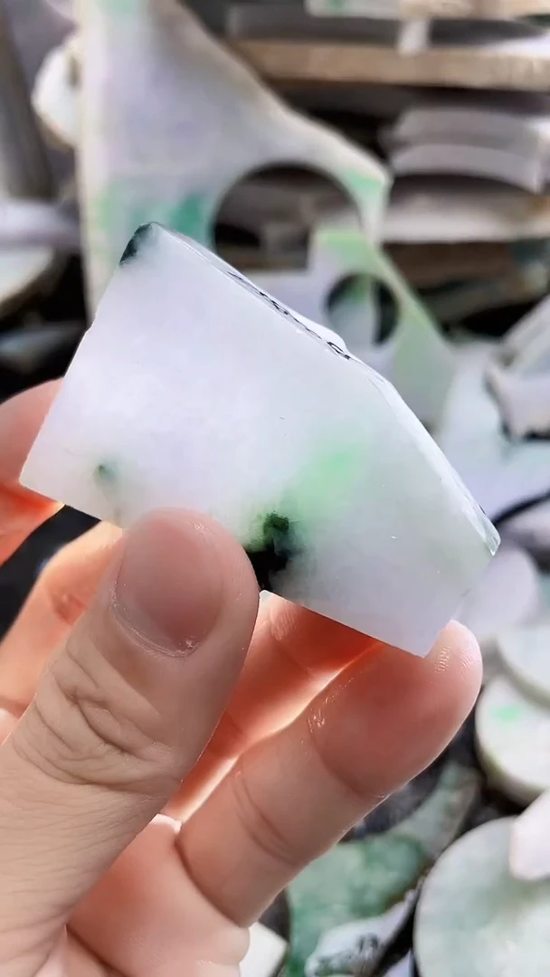 裸石翡翠天然A货翡翠板料