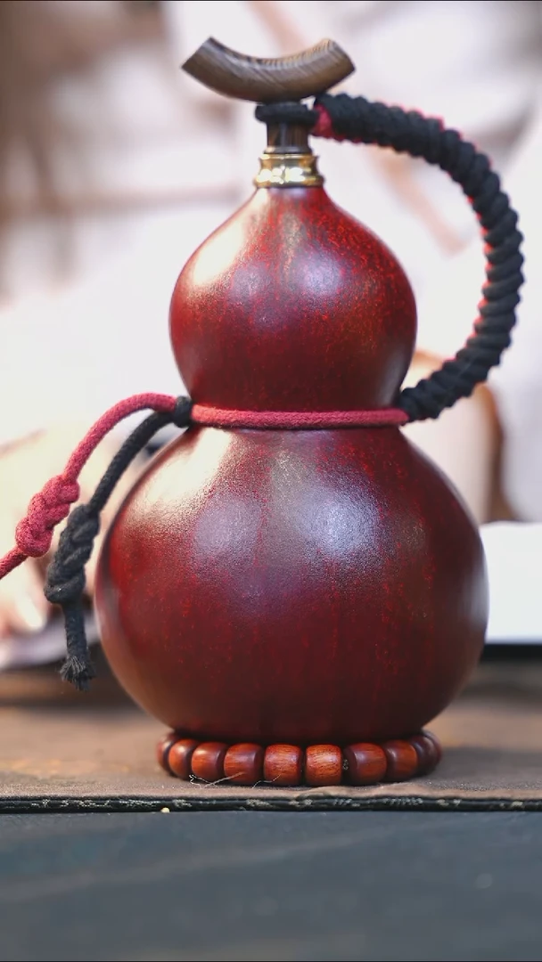 【闪购商品】WY364大漆酒葫芦不包手串及旋转底座