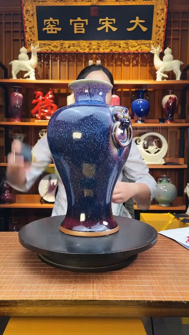 摆件大宋官窑【虎头瓶】