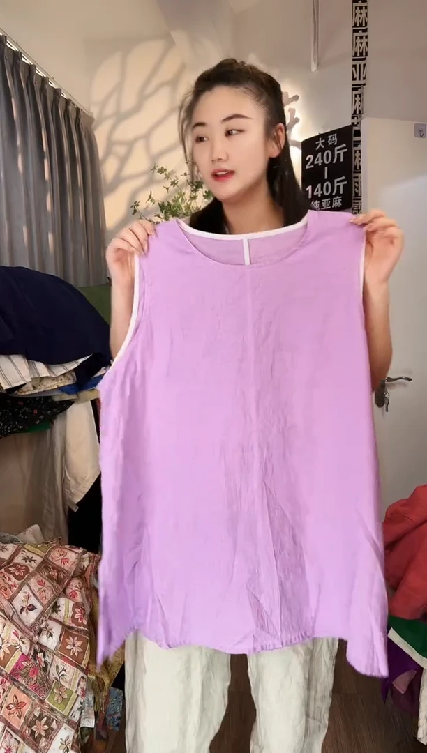 亚麻汉麻苎麻大码女装。