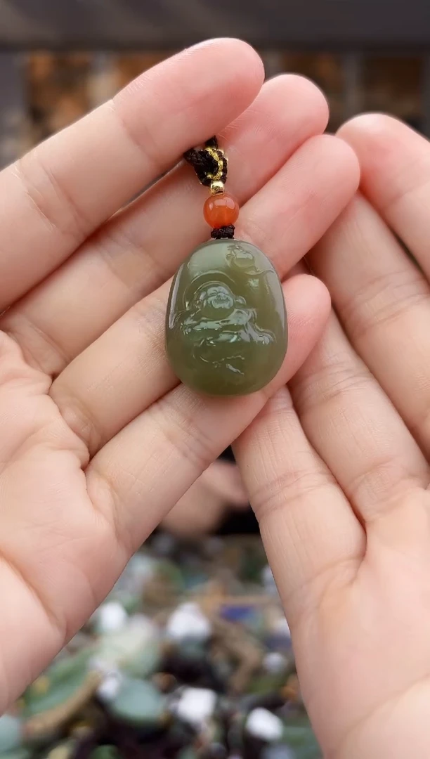 未镶嵌和田玉挂件拍一发一