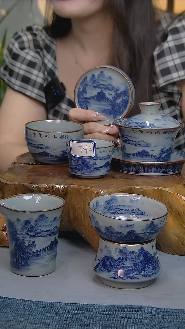 简装家用款9件套 陶瓷家用茶具系列
