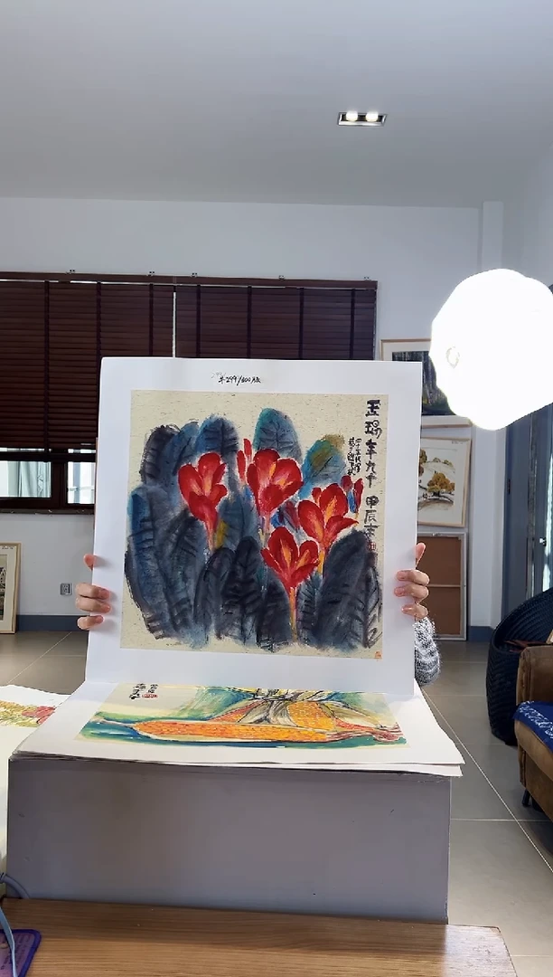【闪购商品】版画限量亲签盖章版画S