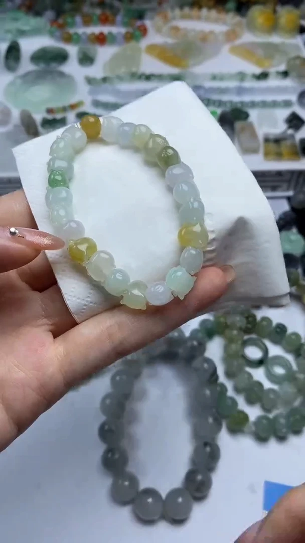 未镶嵌定制翡翠毛货定制不退不换