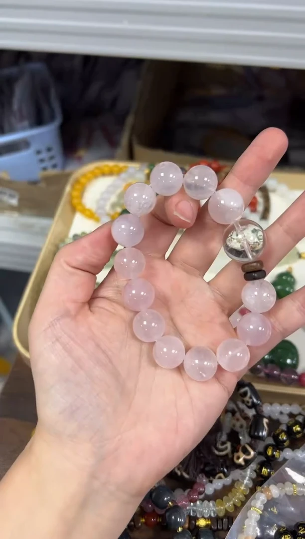 项链未镶嵌紫晶孤品水晶设计款手串[98]