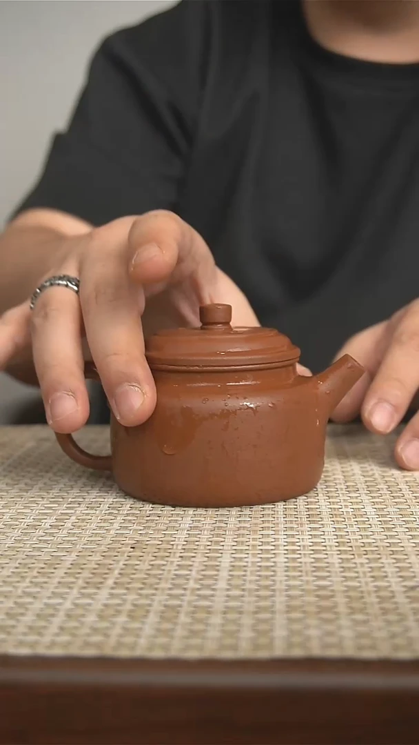 茶壶紫砂宜兴紫砂壶紫泥徳钟230cc
