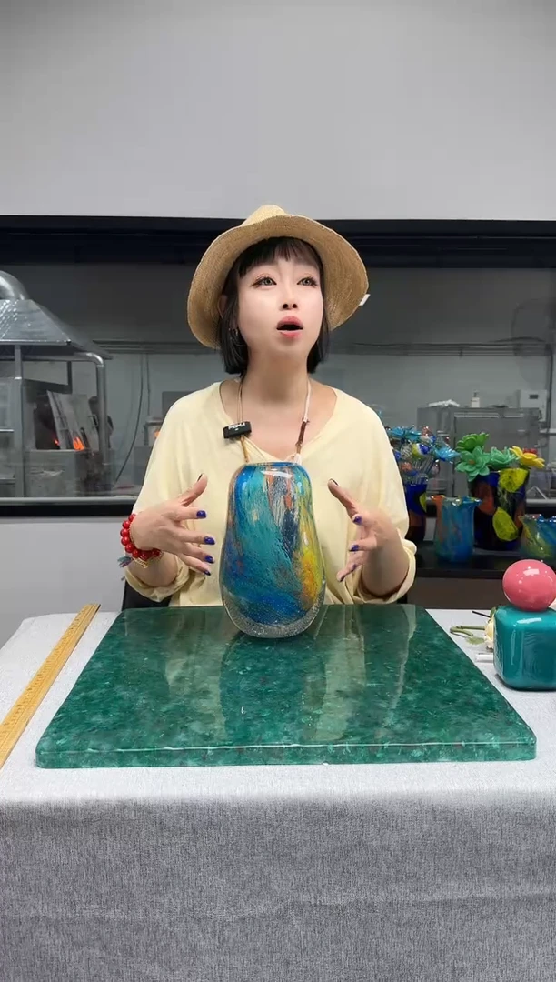 G124慕忆家手作琉璃高25口6