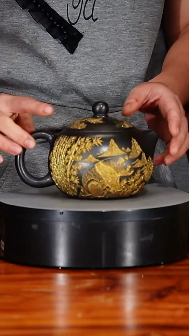 宜兴原矿紫砂壶茶壶500C