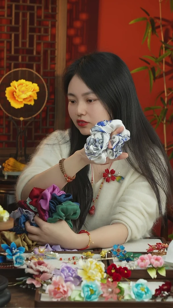 刺绣闪购纯手工非遗国风饰品