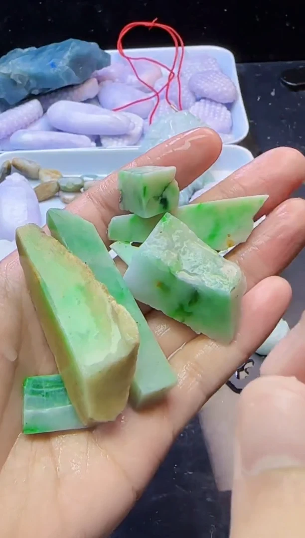 颈饰未镶嵌翡翠040天然A货翡翠