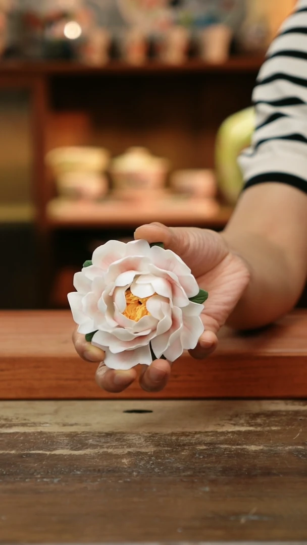 摆件景德镇纯手工釉下彩精品茶具