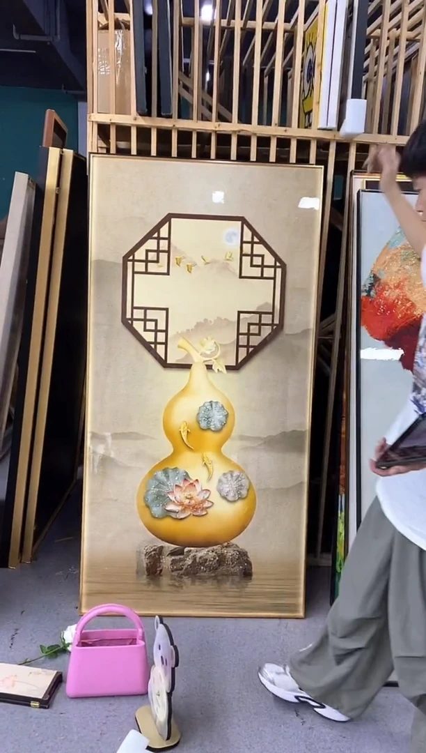 竖款宽80高160葫芦画