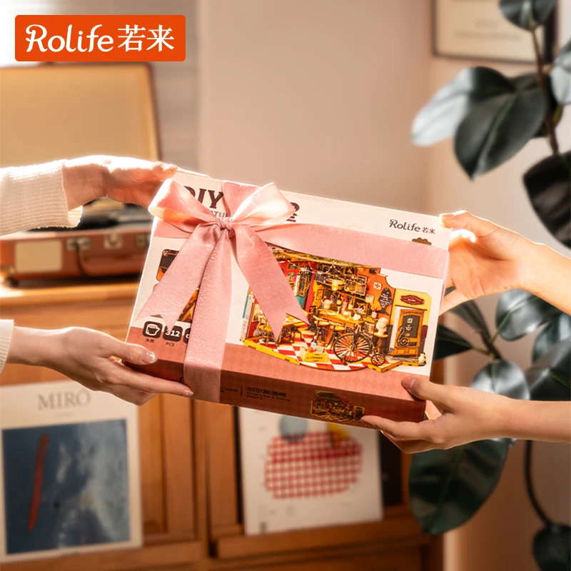 【切尔斯酒吧】若来rolife木质小屋拼装玩具情侣生日礼物DIY艺术屋