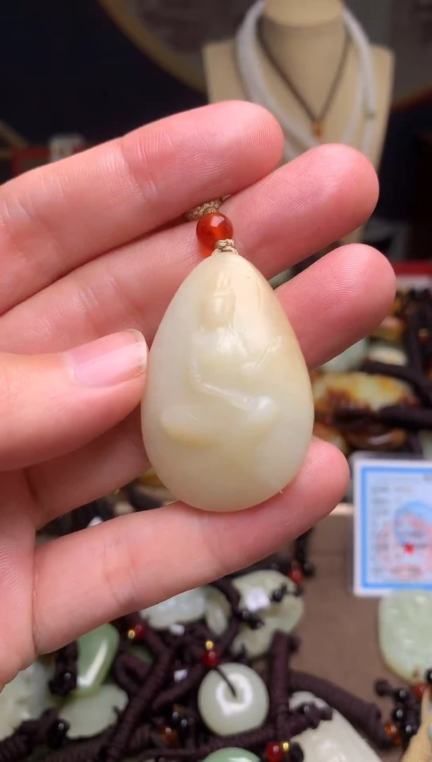 颈饰未镶嵌和田玉新疆料青海料清水和田玉吊坠